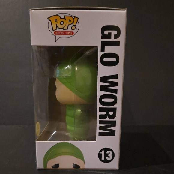 Funko Pop! Retro Toys Glo Worm Green Vinyl Figure - Picture 3 of 7